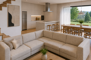 Projekt domu Stodoła z antresolą 190 - parterowy z poddaszem dom o powierzchni 112,10 m², dach dwuspadowy - ujęcie 10
