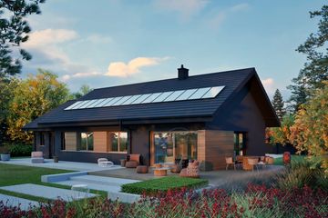 Projekt domu Mini 4 w. IV G1 plus - parterowy dom o powierzchni 100,05 m², dach dwuspadowy - ujęcie 3