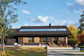 Projekt domu Mini 4 w. IV G1 plus - parterowy dom o powierzchni 100,05 m², dach dwuspadowy - ujęcie 4