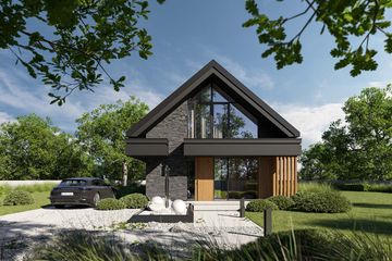 Projekt domu HomeKoncept 166 - parterowy z poddaszem dom o powierzchni 116,32 m², dach dwuspadowy - ujęcie 3