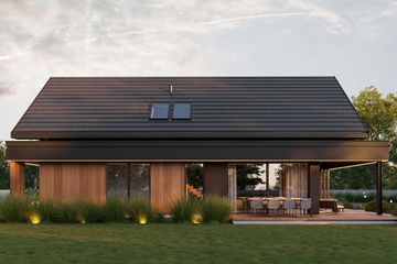 Projekt domu HomeKoncept 166 - parterowy z poddaszem dom o powierzchni 116,32 m², dach dwuspadowy - ujęcie 6