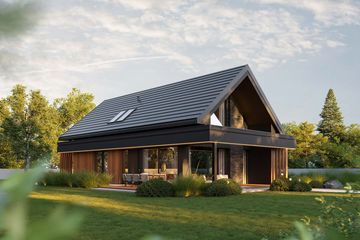 Projekt domu HomeKoncept 166 - parterowy z poddaszem dom o powierzchni 116,32 m², dach dwuspadowy - ujęcie 9