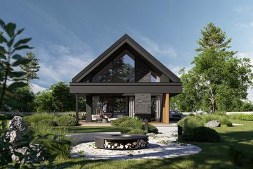 Projekt domu HomeKoncept 166 - parterowy z poddaszem dom o powierzchni 116,32 m², dach dwuspadowy - ujęcie 11