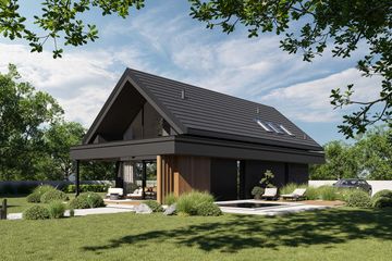 Projekt domu HomeKoncept 166 - parterowy z poddaszem dom o powierzchni 116,32 m², dach dwuspadowy - ujęcie 16
