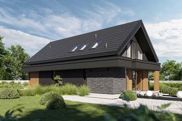 Projekt domu HomeKoncept 166 - parterowy z poddaszem dom o powierzchni 116,32 m², dach dwuspadowy - ujęcie 17