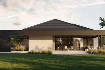 Projekt domu Homekoncept 138 wariant 02 - parterowy dom o powierzchni 141,53 m², dach wielospadowy, koszt budowy 455 000 zł - ujęcie frontu
