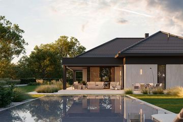 Projekt domu Homekoncept 138 wariant 02 - parterowy dom o powierzchni 141,53 m², dach wielospadowy - ujęcie 17