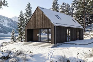 Projekt domu Halo - 1 - parterowy dom o powierzchni 67,05 m², dach dwuspadowy - ujęcie 9
