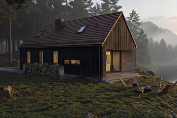 Projekt domu Halo - 2 - parterowy dom o powierzchni 80,05 m², dach dwuspadowy - ujęcie 6