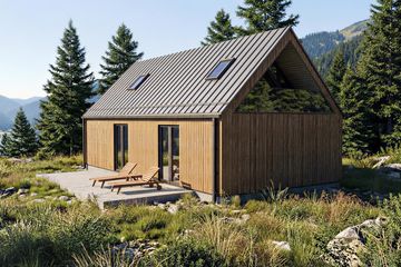 Projekt domu Halo - 2 - parterowy dom o powierzchni 80,05 m², dach dwuspadowy - ujęcie 8