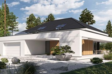 Projekt domu HomeKoncept 158 - parterowy z poddaszem dom o powierzchni 185,30 m², dach wielospadowy - ujęcie 5