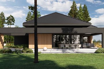 Projekt domu Homekoncept 158 wariant 01 - parterowy z poddaszem dom o powierzchni 185,78 m², dach wielospadowy - ujęcie 8