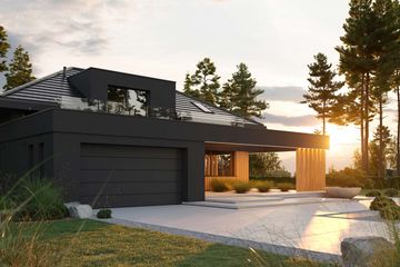 Projekt domu Homekoncept 158 wariant 01 - parterowy z poddaszem dom o powierzchni 185,78 m², dach wielospadowy - ujęcie 17