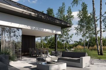 Projekt domu Homekoncept 133 wariant 02 - parterowy dom o powierzchni 140,36 m², dach kopertowy - ujęcie 13