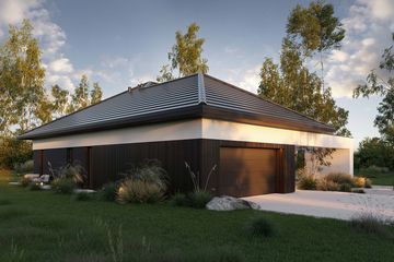 Projekt domu Homekoncept 133 wariant 02 - parterowy dom o powierzchni 140,36 m², dach kopertowy - ujęcie 20
