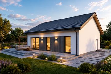 Projekt domu Kalia - parterowy dom o powierzchni 80,83 m², dach dwuspadowy - ujęcie 4