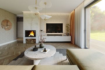 Projekt domu Gaja 5 - parterowy dom o powierzchni 76,32 m², dach dwuspadowy - ujęcie 6