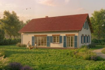 Projekt domu eko Typowy 84 - parterowy z poddaszem dom o powierzchni 220,35 m², dach dwuspadowy - ujęcie 7