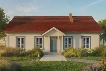 Projekt domu eko Typowy 84 - parterowy z poddaszem dom o powierzchni 220,35 m², dach dwuspadowy - ujęcie 10