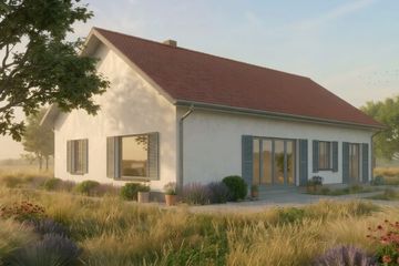 Projekt domu eko Typowy 84 - parterowy z poddaszem dom o powierzchni 220,35 m², dach dwuspadowy - ujęcie 11