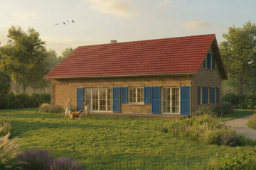 Projekt domu eko Typowy 84 - parterowy z poddaszem dom o powierzchni 220,35 m², dach dwuspadowy - ujęcie 14