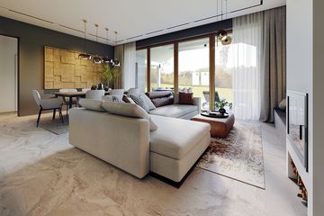 Projekt domu Ostoja - parterowy dom o powierzchni 144,31 m², dach dwuspadowy - ujęcie 4