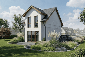 Projekt domu Frigg 1 [1M] - parterowy z poddaszem dom o powierzchni 78,47 m², dach dwuspadowy - ujęcie 2