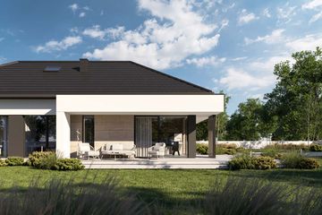 Projekt domu HomeKoncept 145 G2 - parterowy dom o powierzchni 115,49 m², dach kopertowy - ujęcie 11