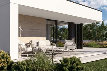 Projekt domu HomeKoncept 145 G2 - parterowy dom o powierzchni 115,49 m², dach kopertowy - ujęcie 12