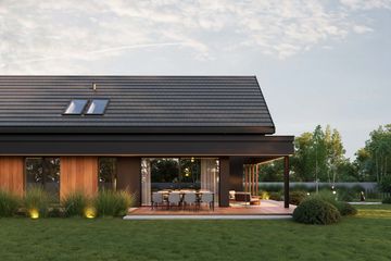 Projekt domu HomeKoncept 166 G1 B - parterowy z poddaszem dom o powierzchni 128,57 m², dach dwuspadowy - ujęcie 8