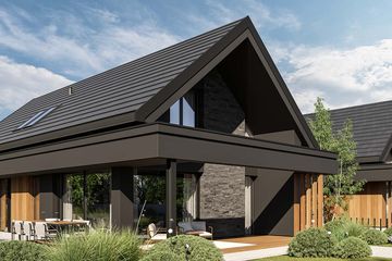 Projekt domu HomeKoncept 166 G1 B - parterowy z poddaszem dom o powierzchni 128,57 m², dach dwuspadowy - ujęcie 9