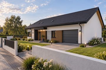 Projekt domu Scala - parterowy dom o powierzchni 153,64 m², dach dwuspadowy - ujęcie 6