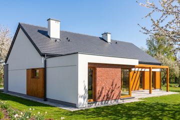 Projekt domu Dalia - parterowy dom o powierzchni 167,20 m², dach dwuspadowy - ujęcie 5