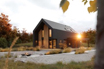 Projekt domu HomeKoncept 139 - parterowy z poddaszem dom o powierzchni 105,77 m², dach dwuspadowy - ujęcie 7