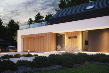 Projekt domu NewHouse 753 G2 w2 - parterowy z poddaszem dom o powierzchni 102,49 m², dach dwuspadowy - ujęcie 5