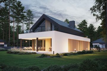 Projekt domu NewHouse 753 G2 w2 - parterowy z poddaszem dom o powierzchni 102,49 m², dach dwuspadowy - ujęcie 13