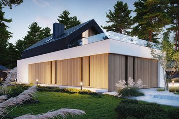 Projekt domu NewHouse 753 G2 w2 - parterowy z poddaszem dom o powierzchni 102,49 m², dach dwuspadowy - ujęcie 15