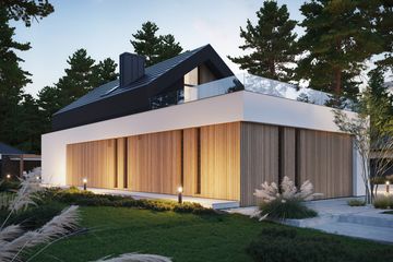 Projekt domu NewHouse 753 G2 w2 - parterowy z poddaszem dom o powierzchni 102,49 m², dach dwuspadowy - ujęcie 20
