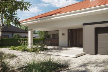 Projekt domu NewHouse 771 red - parterowy dom o powierzchni 133,61 m², dach kopertowy - ujęcie 17