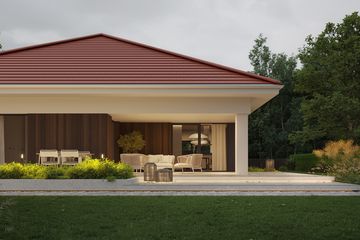 Projekt domu NewHouse 771 w3 red - parterowy dom o powierzchni 116,98 m², dach kopertowy - ujęcie 4
