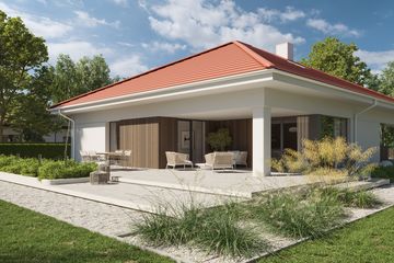 Projekt domu NewHouse 771 w3 red - parterowy dom o powierzchni 116,98 m², dach kopertowy - ujęcie 19
