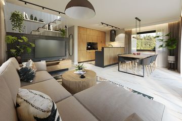 Projekt domu Erna 5 - parterowy z poddaszem dom o powierzchni 75,68 m², dach dwuspadowy - ujęcie 10