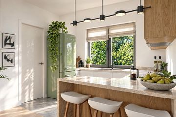 Projekt domu Rodzinek 5 mini 3 - parterowy z poddaszem dom o powierzchni 89,15 m², dach dwuspadowy - ujęcie 5
