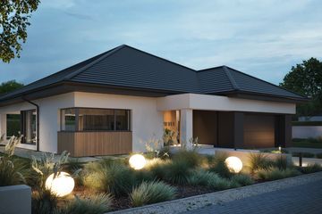Projekt domu NewHouse 761 w6 S - parterowy dom o powierzchni 148,63 m², dach namiotowy - ujęcie 5