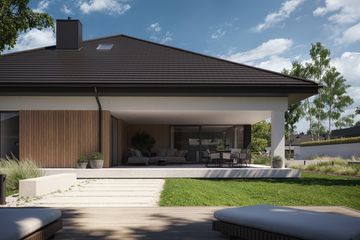 Projekt domu NewHouse 761 w6 S - parterowy dom o powierzchni 148,63 m², dach namiotowy - ujęcie 8