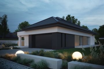 Projekt domu NewHouse 761 w6 S - parterowy dom o powierzchni 148,63 m², dach namiotowy - ujęcie 11
