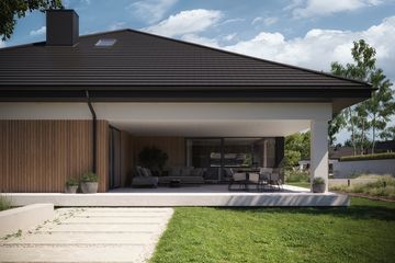Projekt domu NewHouse 761 w6 S - parterowy dom o powierzchni 148,63 m², dach namiotowy - ujęcie 18