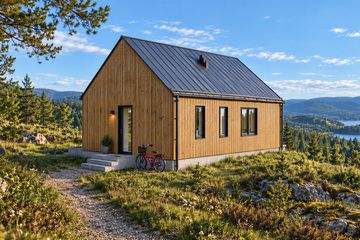 Projekt domu Akacja - parterowy dom o powierzchni 48,51 m², dach dwuspadowy - ujęcie 5
