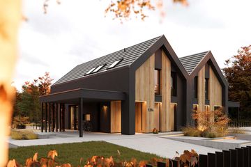 Projekt domu HomeKoncept 139 B - parterowy z poddaszem dom o powierzchni 105,72 m², dach dwuspadowy - ujęcie 4