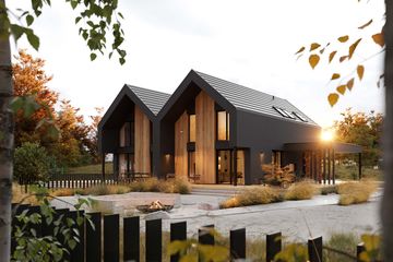 Projekt domu HomeKoncept 139 B - parterowy z poddaszem dom o powierzchni 105,72 m², dach dwuspadowy - ujęcie 5